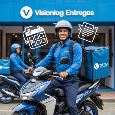 Locação de Motoboys visionlog entregas referencia